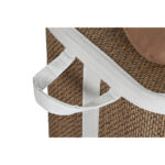 Wäschekorb-Set für Kinder in Blau und Braun, 4 Stücke, ideal für die Wäscheaufbewahrung im Kinderzimmer.