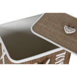 Wäschekorb-Set für Kinder in Blau und Braun, 4 Stücke, ideal für die Wäscheaufbewahrung im Kinderzimmer.