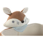 Dekokorb-Set Blau-Braun von Home ESPRIT, 2 Stücke aus Baumwolle und Faser, ideal zur Dekoration und Aufbewahrung.