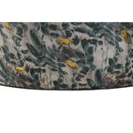 Vase Grün Gold Metall von Home ESPRIT, stilvolles Deko-Element für jeden Raum, Maße 33 x 33 x 35,5 cm.