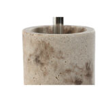 Toilettenbürste Creme Silber Harz von Home ESPRIT, stilvolles Badezimmeraccessoire aus Harz und Polyäthylen.