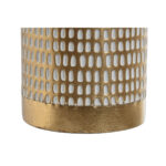 Vase Weiß-Gold Metall Modern Home ESPRIT, elegante Dekoration für Ihr Zuhause