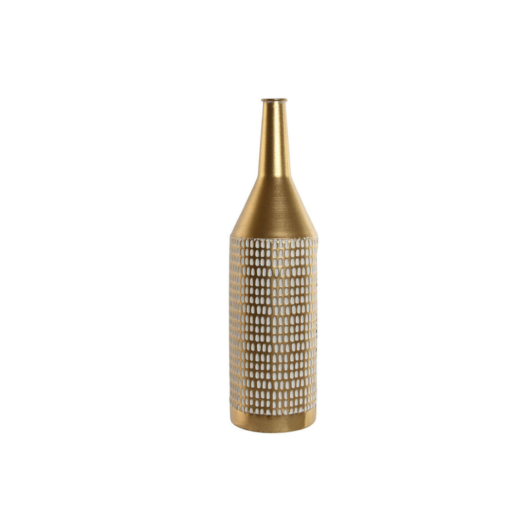 Vase Weiß-Gold Metall Modern Home ESPRIT, elegante Dekoration für Ihr Zuhause