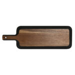 Schneidebrett Schwarz natürlich Akazienholz von Home ESPRIT, 51 x 17 x 1,8 cm, elegantes Design für die moderne Küche.