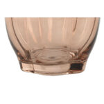 Vase Bernstein Kristall Modern von Home ESPRIT, 16 x 16 x 26 cm, stilvolles Wohnaccessoire aus Kristall.