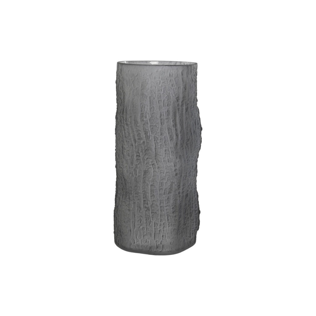 Vase Grau Kristall Moderne von Home ESPRIT, 14 x 14 x 31,5 cm, elegantes Design aus Kristall