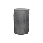Vase Grau Kristall Moderne von Home ESPRIT, 13 x 13 x 21 cm, elegantes Design aus Kristall für stilvolle Dekoration.