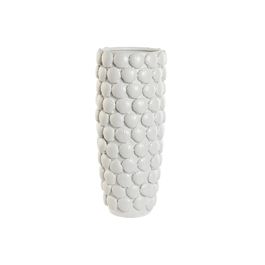 Vase Weiß Steingut Mediterraner von Home ESPRIT, elegantes Design für stilvolle Wohnräume.