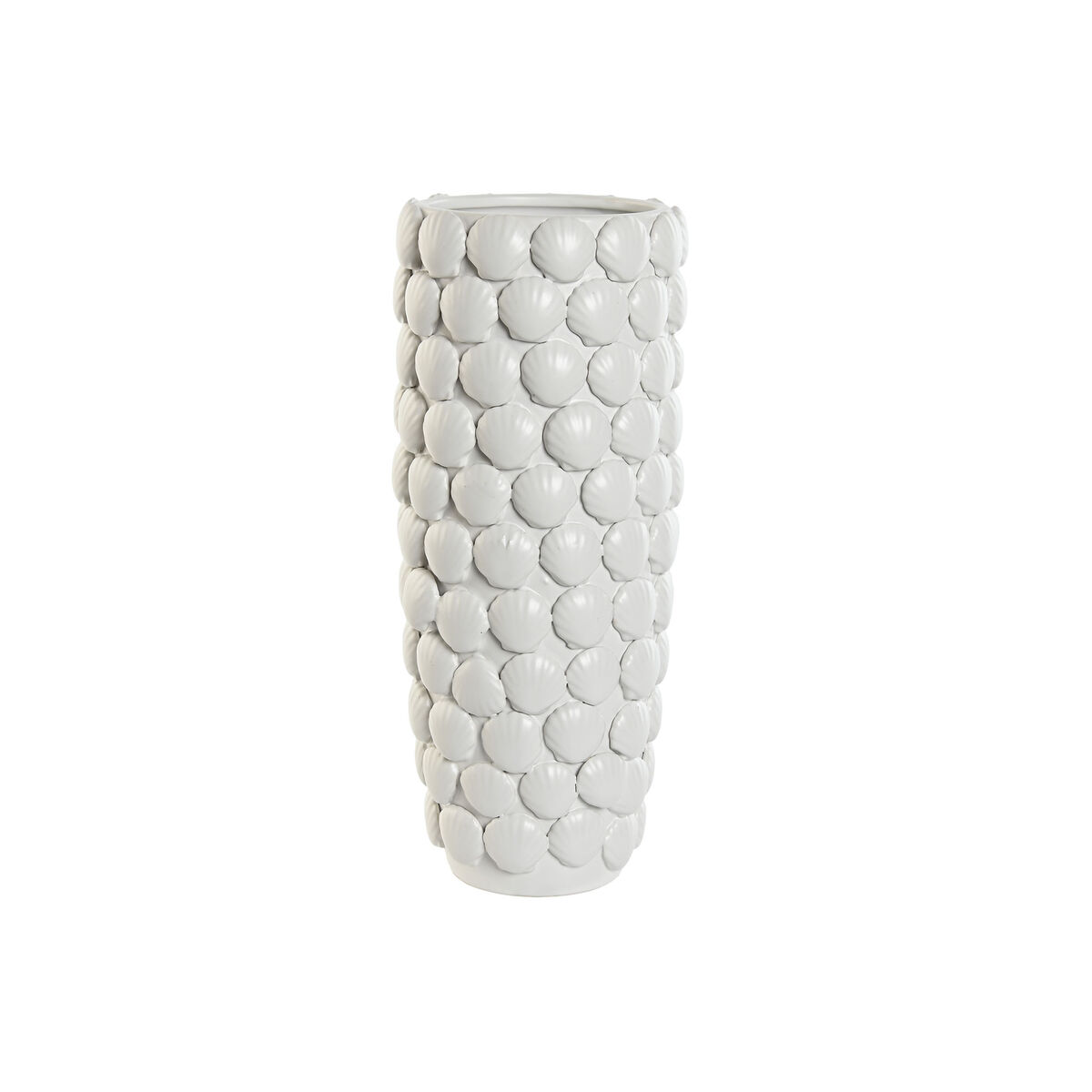 S3059185_0 Vase Weiß Steingut Mediterraner von Home ESPRIT, elegantes Design für stilvolle Wohnräume.