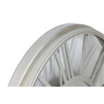 Wanduhr Silberfarben Eisen Home von ESPRIT, modernes Design, 102 x 9,5 x 102 cm, batteriebetrieben