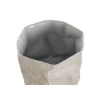 Set von 2 modernen Vasen in Beige aus Metall, ideal für stilvolle Wohnraumdekoration.