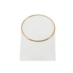 Gläser-Set Transparent Gold Kristall 400 ml von Home ESPRIT, 6 Stück, elegantes Design für besondere Anlässe.