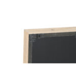 Wanduhr in Weiß mit natürlichem Kiefernholz und Metall, modernes Design für stilvolle Wohnräume.