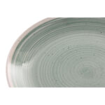 Geschirr-Set 18-tlg. in Weiß-Grün aus Steingut von Home ESPRIT, ideal für festliche Anlässe und den täglichen Gebrauch.