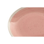 Geschirr-Set 18-tlg. in Weiß-Rosa aus Steingut von Home ESPRIT, ideal für festliche Anlässe und den täglichen Gebrauch.