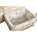 Wäschekorb-Set Home ESPRIT (3 Stück) im Shabby Chic Design aus Baumwolle, ideal für die Aufbewahrung von schmutziger Wäsche.