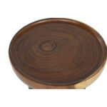 Beistelltisch Braun Schwarz Home ESPRIT, stilvolles Möbelstück für moderne Wohnräume, Maße 39 x 39 x 35 cm.