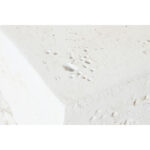 Beistelltisch Weiß Home ESPRIT aus Magnesium, modernes Design, 40 x 40 x 46 cm, ideal für jeden Raum.