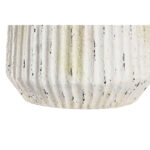 Vase Weiß Home ESPRIT aus Magnesium mit antikem Finish, 28 x 28 x 41 cm, stilvolle Dekoration für jedes Zuhause.