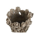 Vase Grau Zement Tulpe von Home ESPRIT, modernes Design aus Zement, ideal für Blumenarrangements.