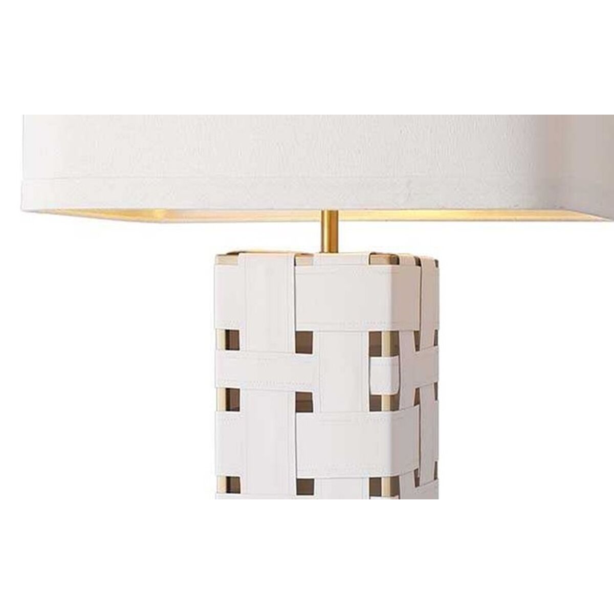 S3061469_0 Tischlampe Weiß Gold Home ESPRIT - elegante Tischlampe mit modernem Design, ideal für stilvolle Beleuchtung in jedem Raum.