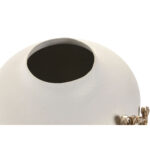 Vase Weiß Gold Aluminium von Home ESPRIT, modernes Design in Weiß und Gold, ideal für Blumenarrangements.