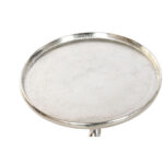 Home ESPRIT Beistelltisch Silber aus Aluminium, 35 x 35 x 61 cm, elegantes Design für moderne Wohnräume.