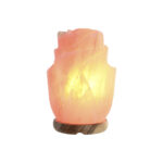 Tischlampe Rosa Home ESPRIT aus Akazienholz und Himalaya-Salz, stilvolles Design für modernes Wohnen.