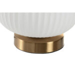 Tischlampe Gold Home ESPRIT in modernem Design aus Metall und Kristall, ideal für stilvolle Wohnräume.