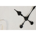 Wanduhr Weiß Holz MDF von Home ESPRIT im skandinavischen Design, 60 x 4 x 100 cm, ideal für moderne Wohnräume.