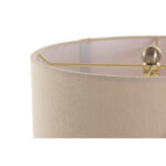 Tischlampe Weiß Home ESPRIT mit elegantem Design aus Marmor und Polyester, ideal für stilvolle Innenräume.