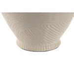 Tischlampe Creme Home ESPRIT - elegante Tischlampe aus Polyester, Leinen und Keramik für modernes Wohnen.