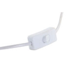 Tischlampe Creme Home ESPRIT - elegante Tischlampe aus Polyester, Leinen und Keramik für modernes Wohnen.