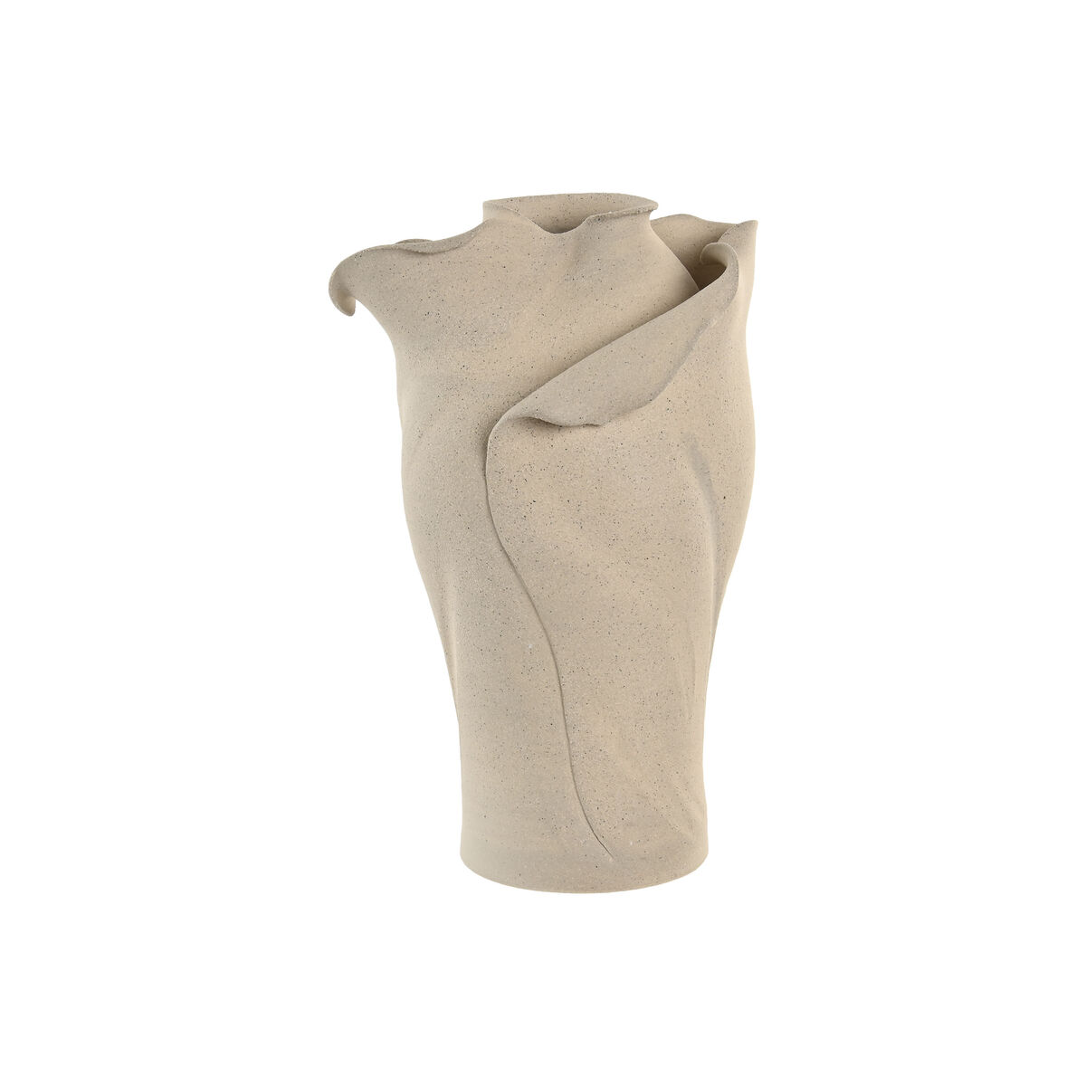 S3062666_0 Vase Weiß aus Keramik im Handwerks-Stil von Home ESPRIT, modernes Design für stilvolle Dekoration.