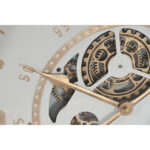 Wanduhr Weiß Kristall Home von ESPRIT, modernes Design aus Kristall und Tanne, 63x8x63 cm