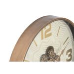 Wanduhr Weiß Gold Metall Kristall von Home ESPRIT im modernen Scandi-Design, 60 x 60 cm.