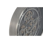 Beistelltisch Gold Silber Home von ESPRIT, elegantes Design aus Metall und Kristall, Maße 50 x 50 x 54 cm.