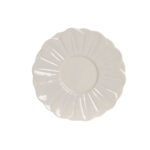 Tassen-Set 6 mit Teller Home ESPRIT aus weißem Porzellan, ideal für Tee und Kaffee.