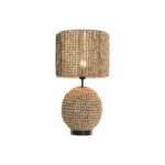 Tischlampe Holz Metall Home - moderne Tischlampe mit urbanem Design aus Holz und Metall, ideal für stilvolle Innenräume.