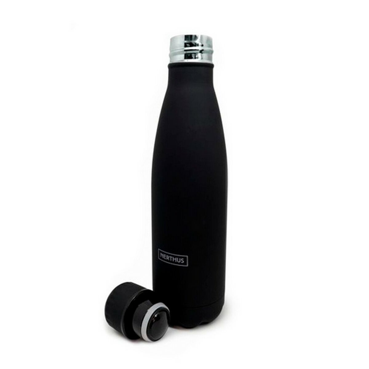 S6501376_0 Thermosflasche Schwarz 500 ml von Vin Bouquet - elegante und funktionale Flasche für heiße und kalte Getränke