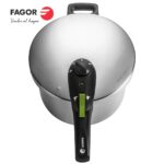 Schnellkochtopf Set Edelstahl Fagor - 2 Stücke, 4L und 6L, ideal für schnelles und energiesparendes Kochen.