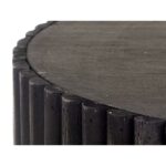 Beistelltisch Schwarz Gift Decor aus Holz, 47 x 44 x 47 cm, elegantes Design für moderne Wohnräume.