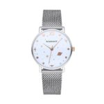 Elegante Radiant Damenuhr (36 mm) mit Edelstahlarmband und grauem Gehäuse, perfektes Accessoire für jeden Anlass.