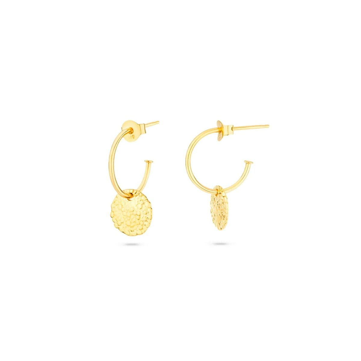 S0381841_0 Elegante Damen Ohrringe Radiant Gold aus Edelstahl mit Baguette-Zirkonia-Anhänger, perfekt für jeden Anlass.