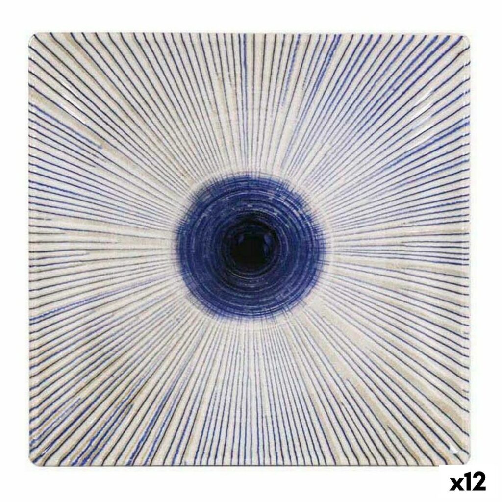 Dessertteller Irys La Mediterránea - 12 Stück aus hochwertigem Porzellan, ideal für Desserts und festliche Anlässe.