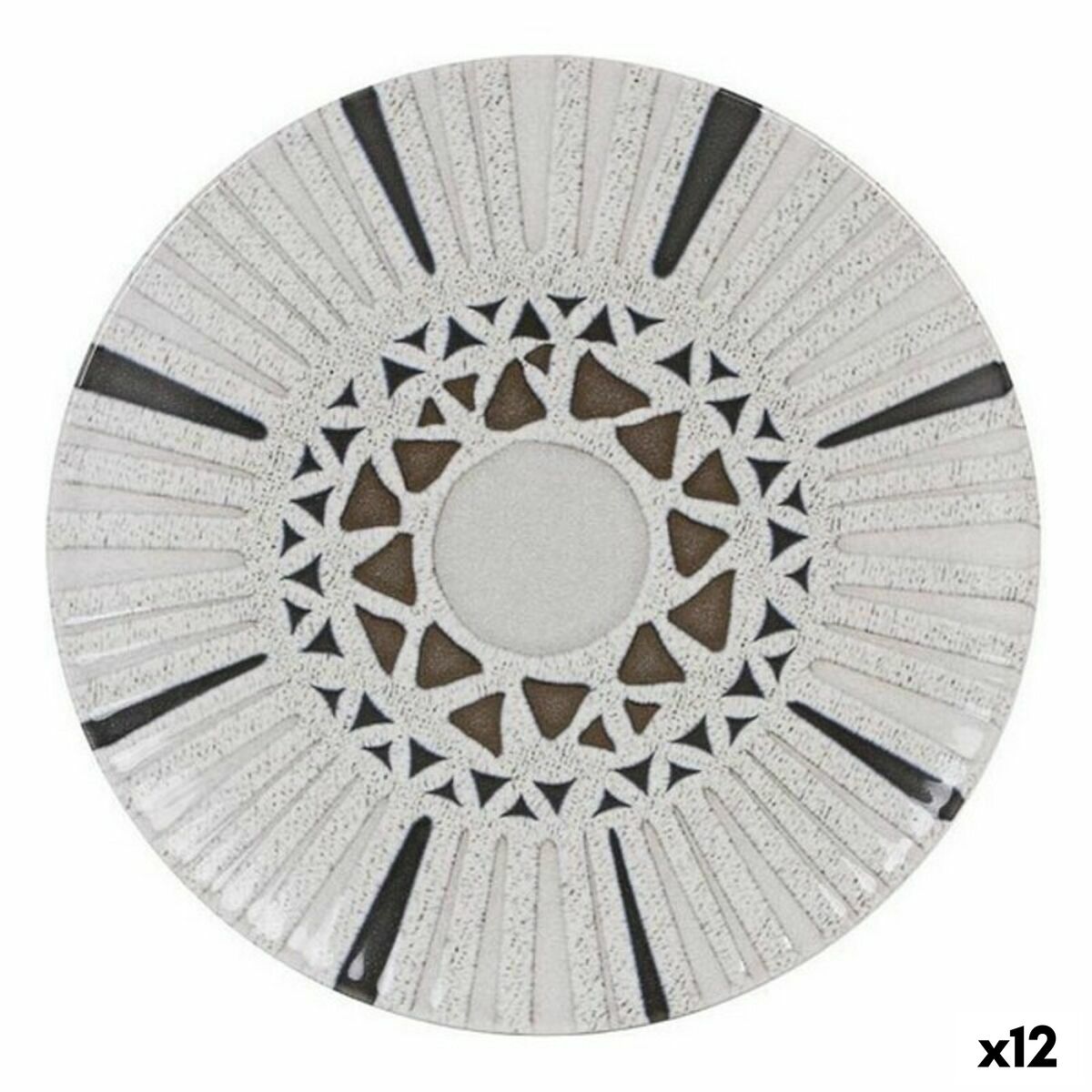 S2228895_0 Dessertteller Barroc La Mediterránea - 12 Stück aus feinem Porzellan, ideal für Desserts und Snacks.