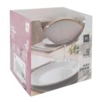 12-teiliges Geschirr-Set Neda rosa von La Mediterránea, ideal für elegante Tischdekoration und besondere Anlässe.