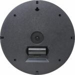 Wanduhr Schwarz Nextime mit elegantem Design und leiser Mechanik, perfekt für moderne Wohnräume.