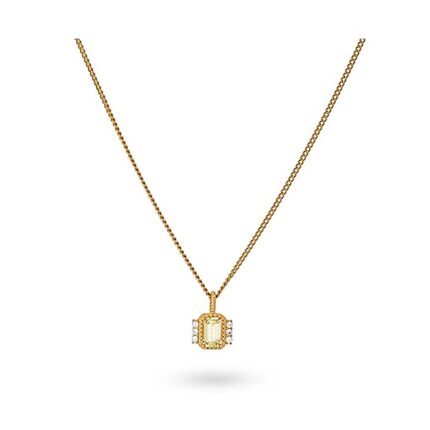 Elegante Damen Halskette 24Kae Silber aus 925er Sterlingsilber mit funkelnden Nanosteinen, ideal für besondere Anlässe.