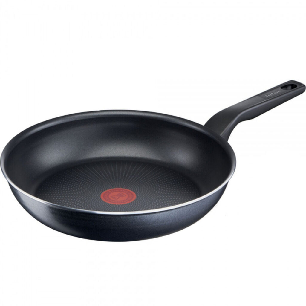 Pfanne Schwarz Aluminium Tefal mit 32 cm Durchmesser, ideal für gleichmäßiges Garen und modernes Kochen.